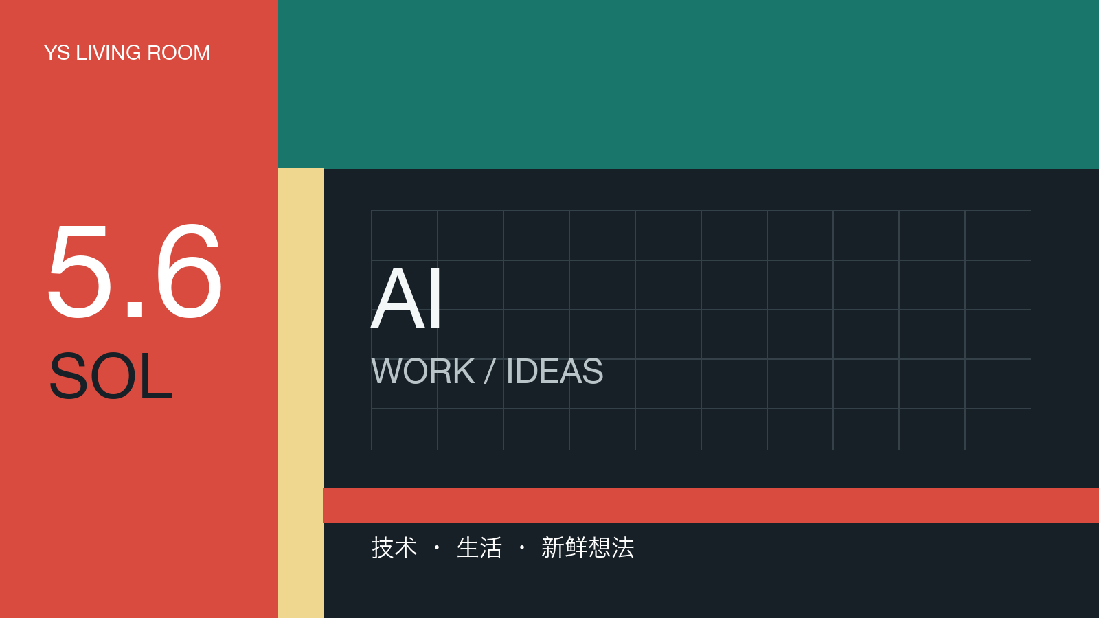 YS 的客厅 AI 工作与想法主题封面